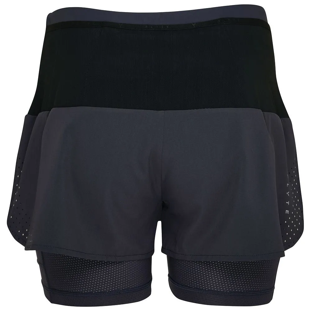 Womens Tern 2-In-1 Trail Shorts (Graphite)