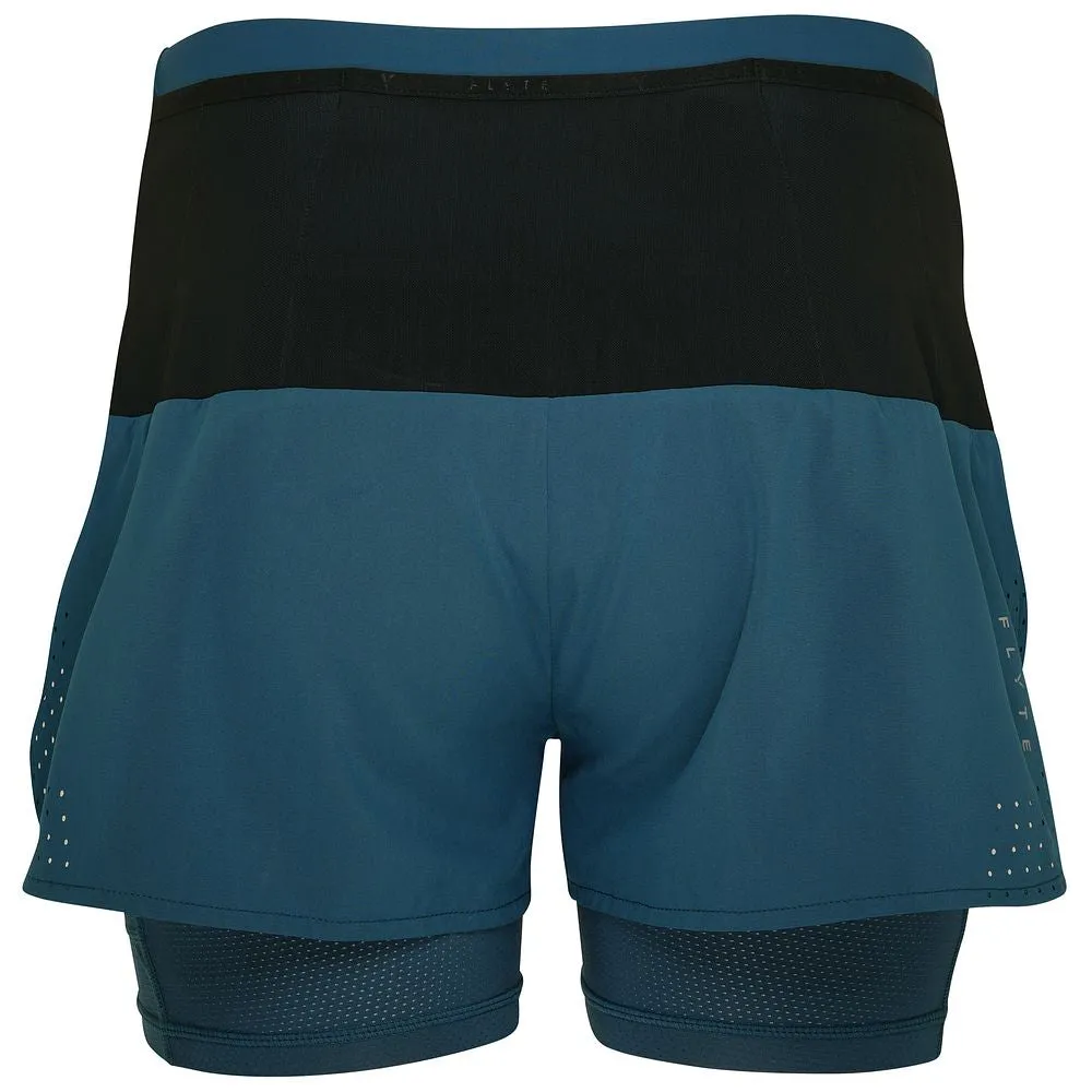 Womens Tern 2-In-1 Trail Shorts (Petrol)