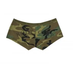 Woodland Camo "Booty Camp" Booty Shorts & Tank Top