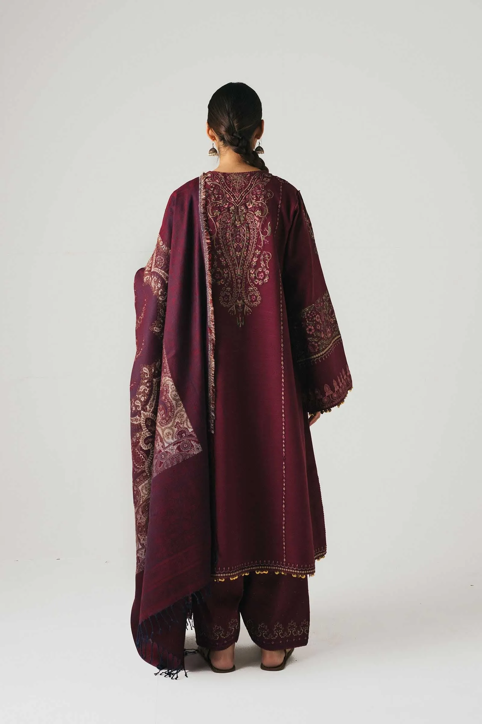 Zara Shahjahan Winter Collection (with Shawl) – Gulalai